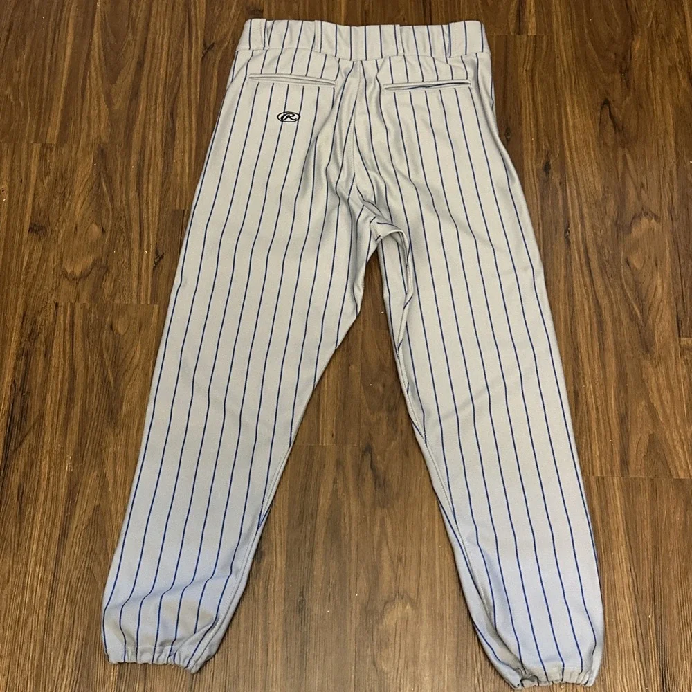Rawlings Pinstripe Game Used Baseball Pants Made In USA Mark Of‎ A Pro Size 36